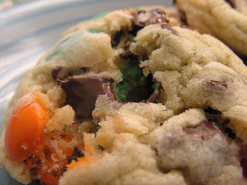 m&m chocolate cookies recipe