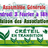 Assemblée Générale de Créteil en Transition le 3 février à 18h30