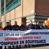Les pompiers de Haute-Garonne en grève s'invitent dans la campagne de la primaire socialiste