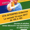 Portes Ouvertes : CFA interpro des Ardennes le 18/03/2017