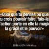 CITATION DU JOUR / GOETHE