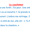 Dictée / Le cauchemar