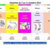 Animations du 7 au 11 novembre