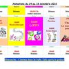 Animations du 14 au 18 novembre
