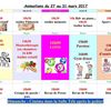 Planning de la semaine