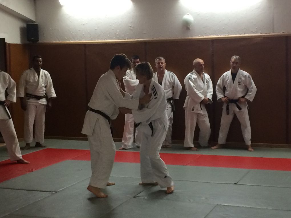 Entraînement avec les judokas d'Aix les Bains