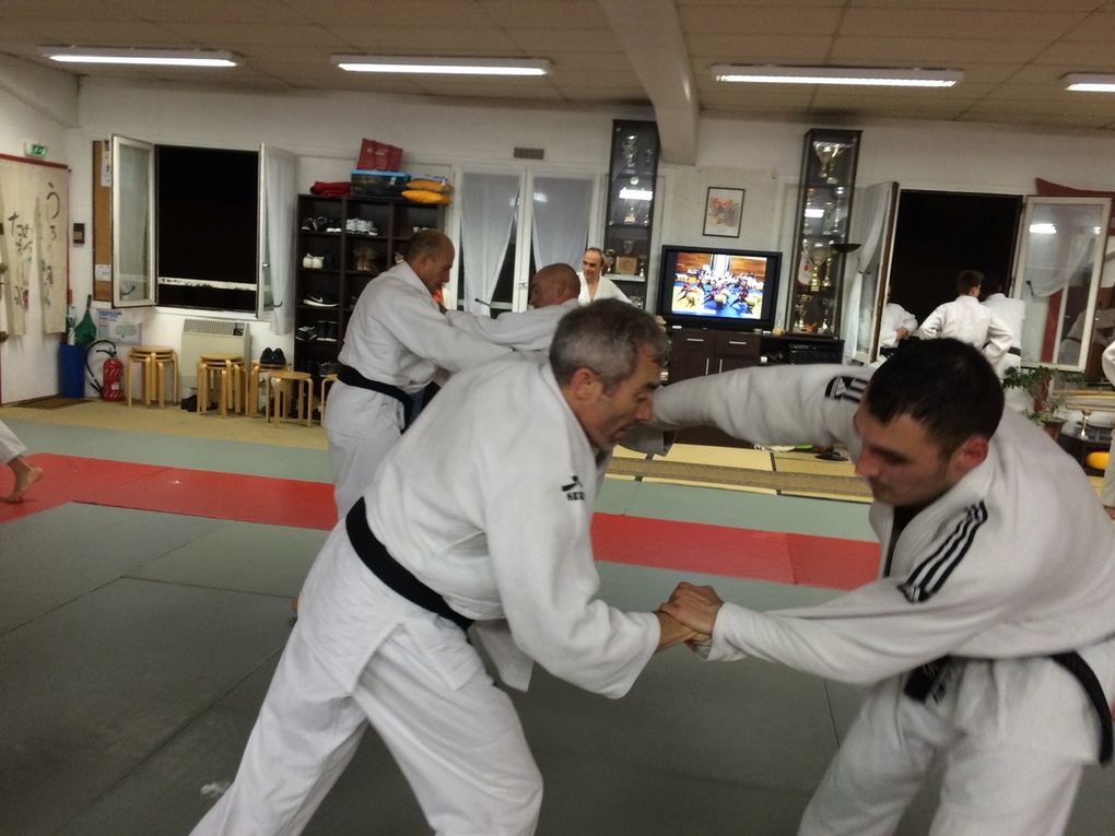 Entraînement avec les judokas d'Aix les Bains