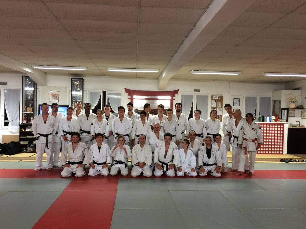 Entraînement avec les judokas d'Aix les Bains
