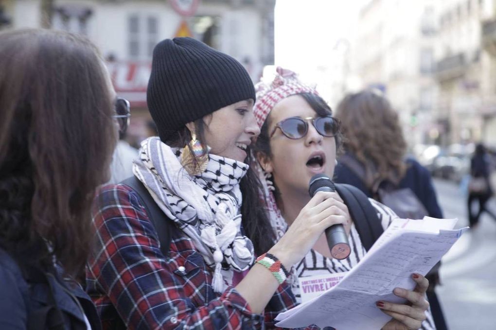 Femmes en lutte à la marche de la dignité et contre le racisme  : Khlass !