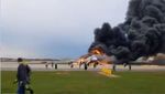 Russie 5 mai 2019: Avion de AEROFLOT incendié à l'atterrissage, 13 morts