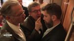 Jean Luc Mélenchon pète un câble lors d'une perquisition du local de son parti par un juge et la police