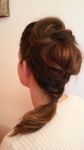 Coiffure facile natte glamour