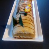 Bûche de Noël pommes spéculos - Mes Meilleures Recettes Faciles