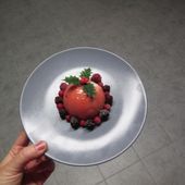 Domes cheese cake spéculos groseille fromage blanc - Mes Meilleures Recettes Faciles