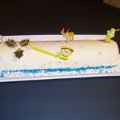 Bûche glacée aux noix de cajou caramélisée - Mes Meilleures Recettes Faciles