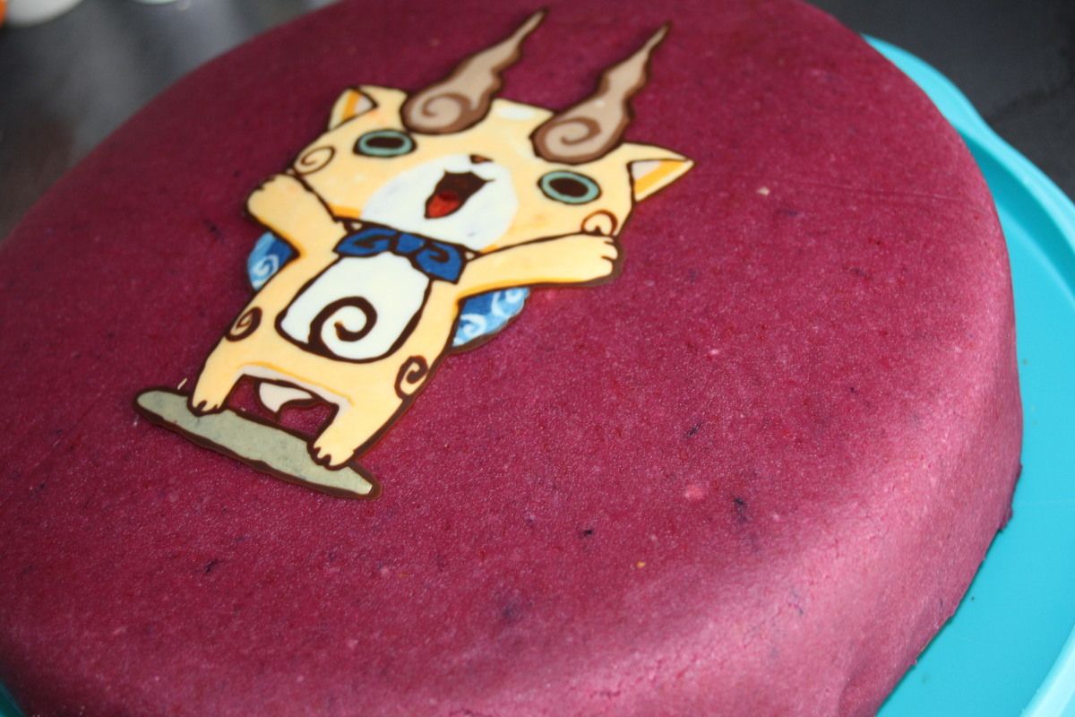 Le Gateau Pinata Komajiro Yo Kai Watch La Cuisine Facile D Estelle