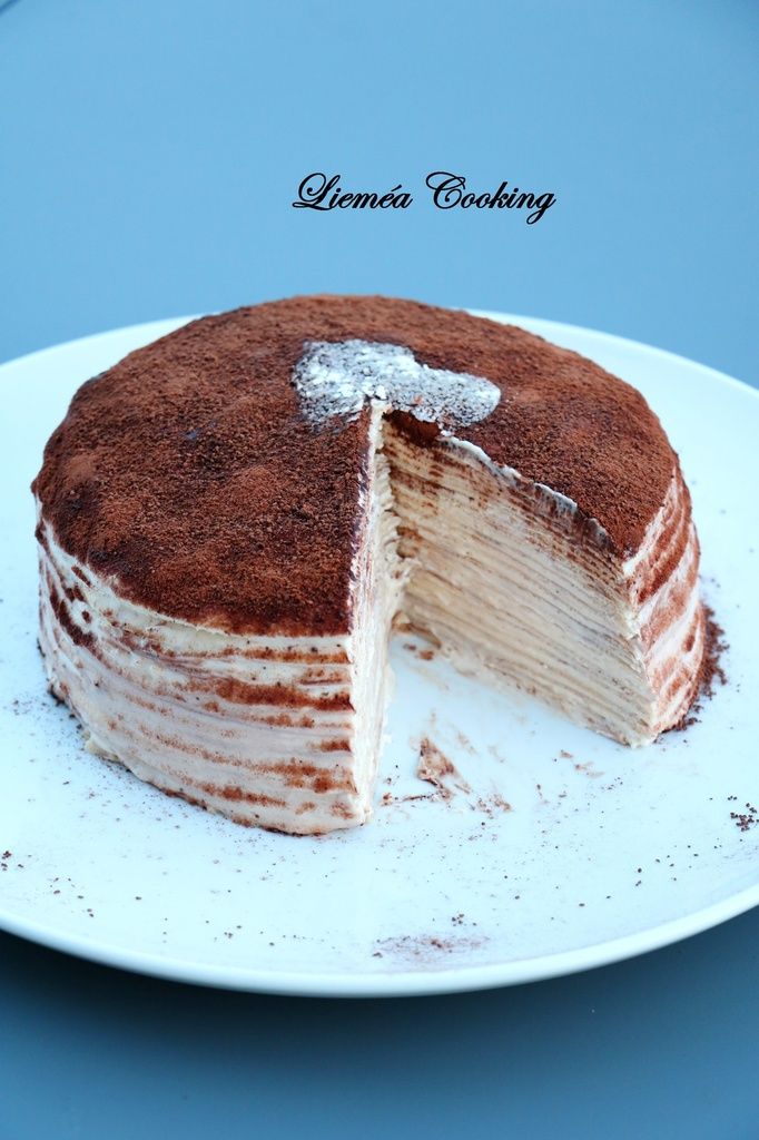 Gateau De Crepes Facon Tiramisu Liemea Cooking
