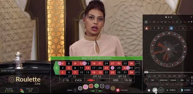 roulette live en ligne en arabe