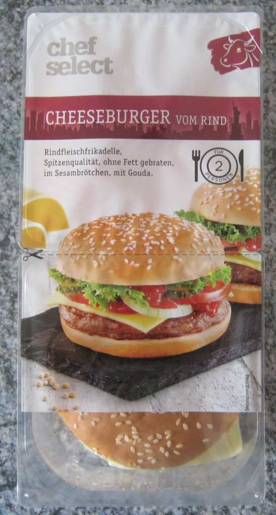 - Select Cheeseburger Firma Chef Lidl] von Rind der Abbelen vom BlogTestesser