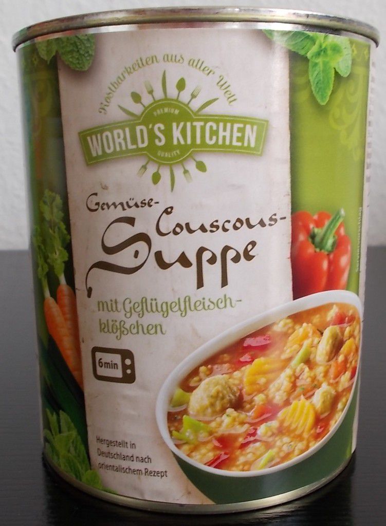 [Aldi Nord] World's Kitchen Gemüse-Couscous-Suppe mit Fleischklößchen