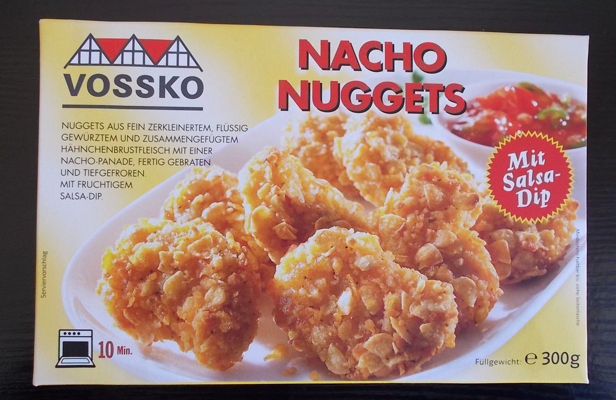 Vossko Nacho Nuggets mit Salsa-Dip