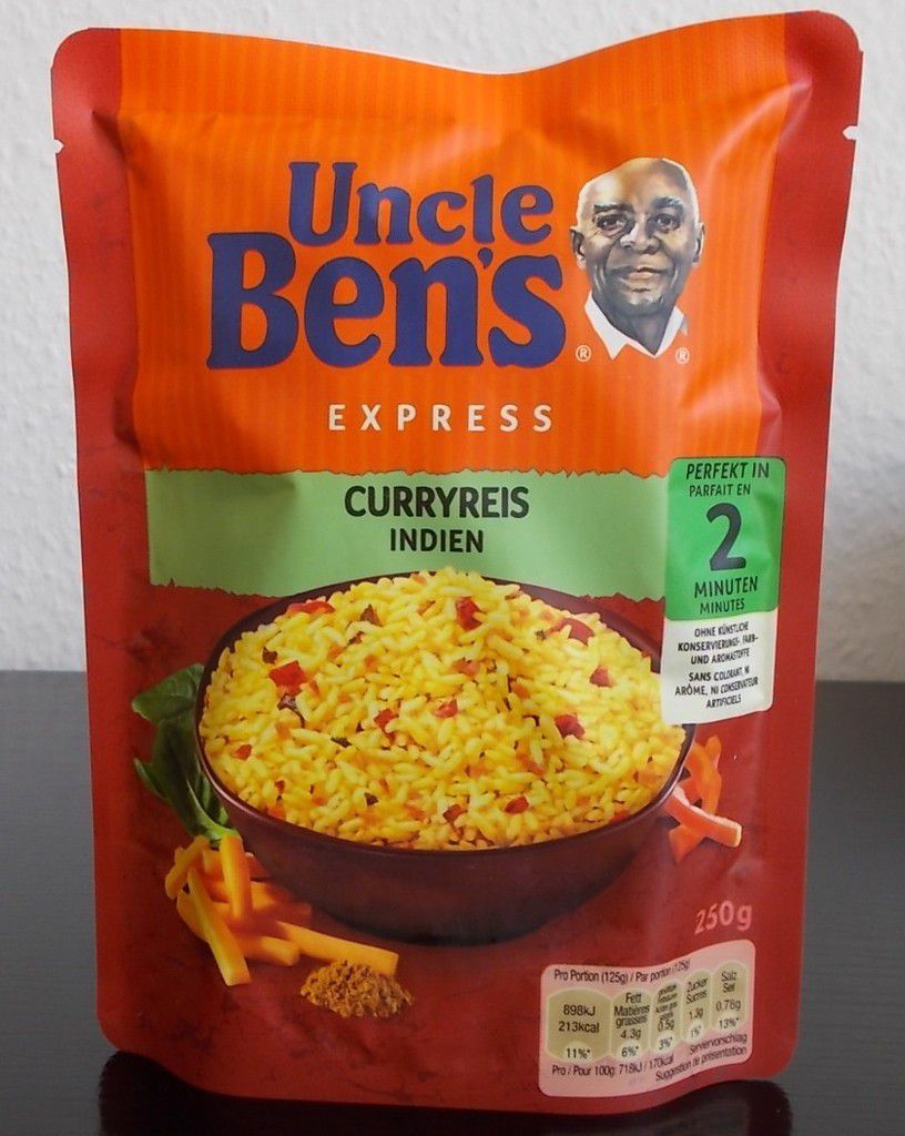 Uncle Ben's Express Curryreis Indien - BlogTestesser