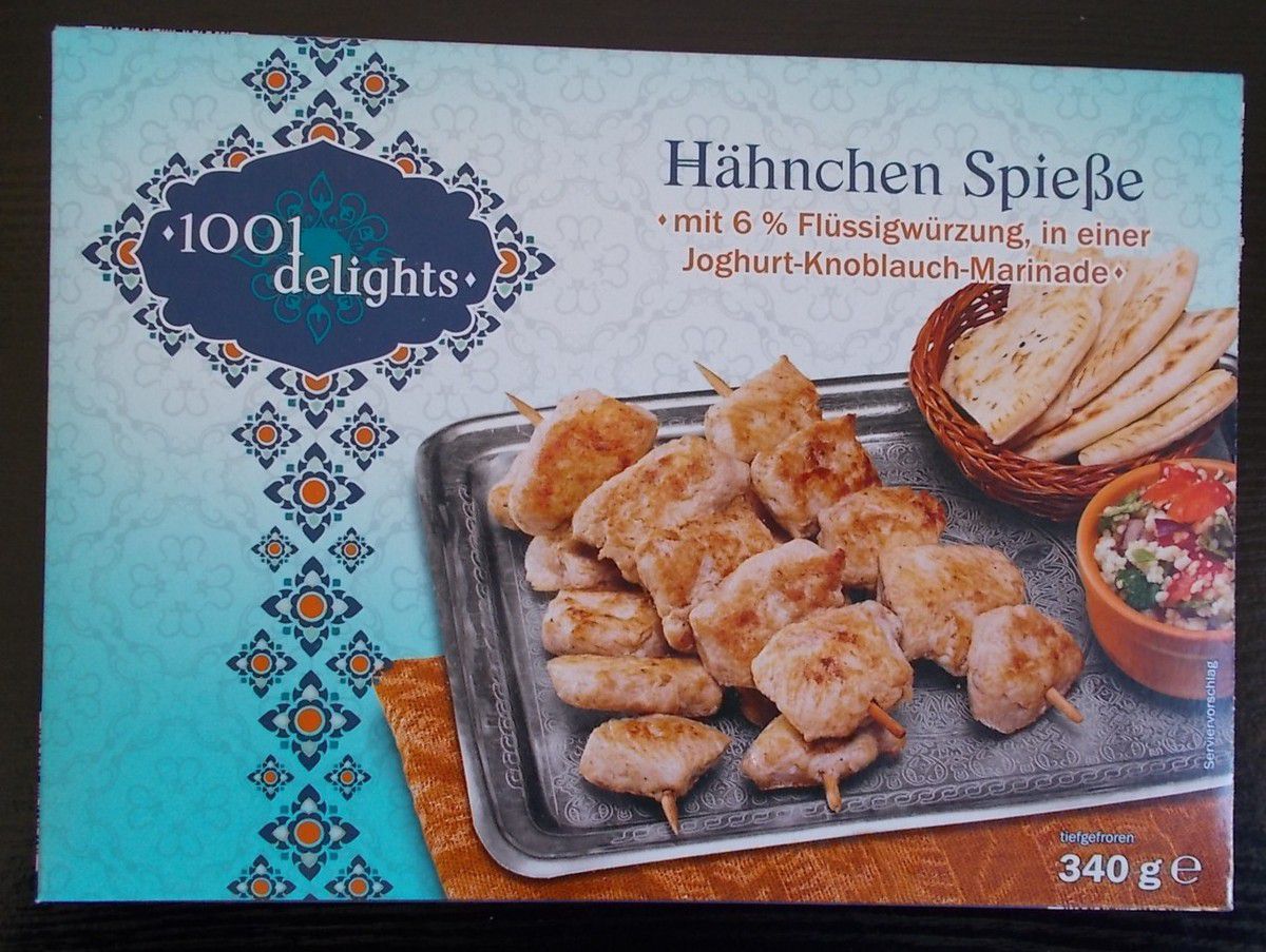 [Lidl] 1001 Delights Hähnchen Spieße Joghurt-Knoblauch
