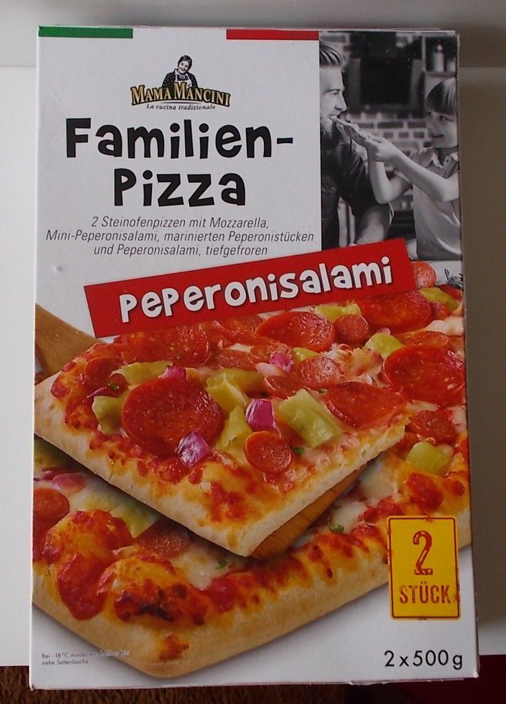 [Aldi] Mama Mancini Familienpizza Peperonisalami - BlogTestesser