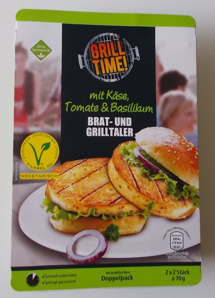 [Aldi] Grill Time Brat- und Grilltaler mit Käse &amp; Basilikum