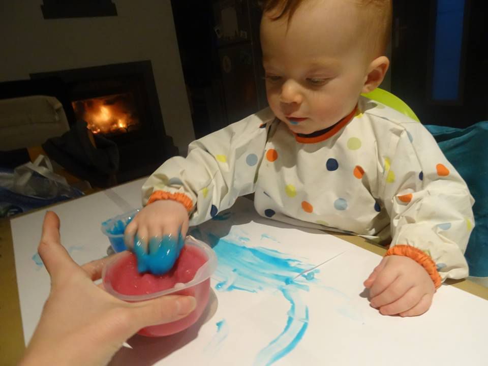 Idée d'activité : la peinture propre - Ma vie de maman natur'elle'ment/  Monitrice de portage Dijon 21