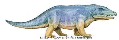 Représentation d'un Erythrosuchus.