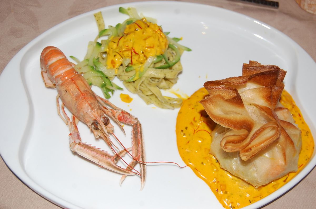 Sauce Pour Aumônière De St Jacques Aumônière de la mer langoustine et st jacques - cccuisine.over-blog.com