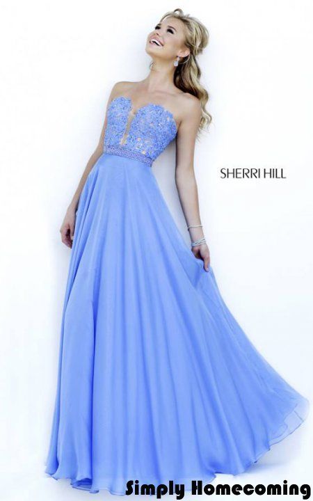 periwinkle evening gowns