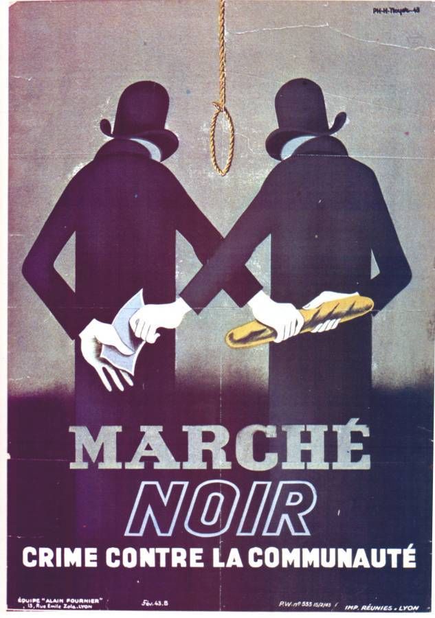 Les affiches de pénurie Histo�blog