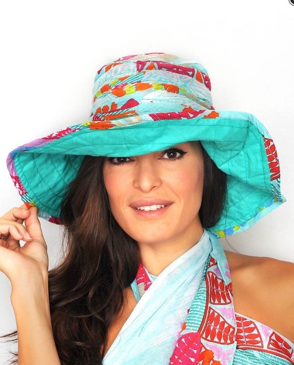 56-57 cm,capeline, chapeau soleil femme, coton, doublure coton, vert, orange, fushia, ethnique, geometriques, arbre, fleur, bordeaux, rouge, rose, orange, jaune, insolation, coup de soleil, football, coupe du monde