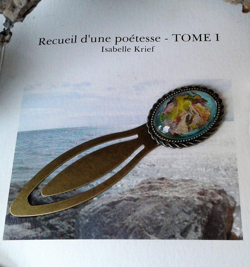 art nouveau,peint par artiste,marque page bronze,cabochon verre ovale 18x25 mm,accessoire boheme gothique victorien hippie romantique,roman lecture livre litterature,vert bleu marron jaune,rose orange mauve gris