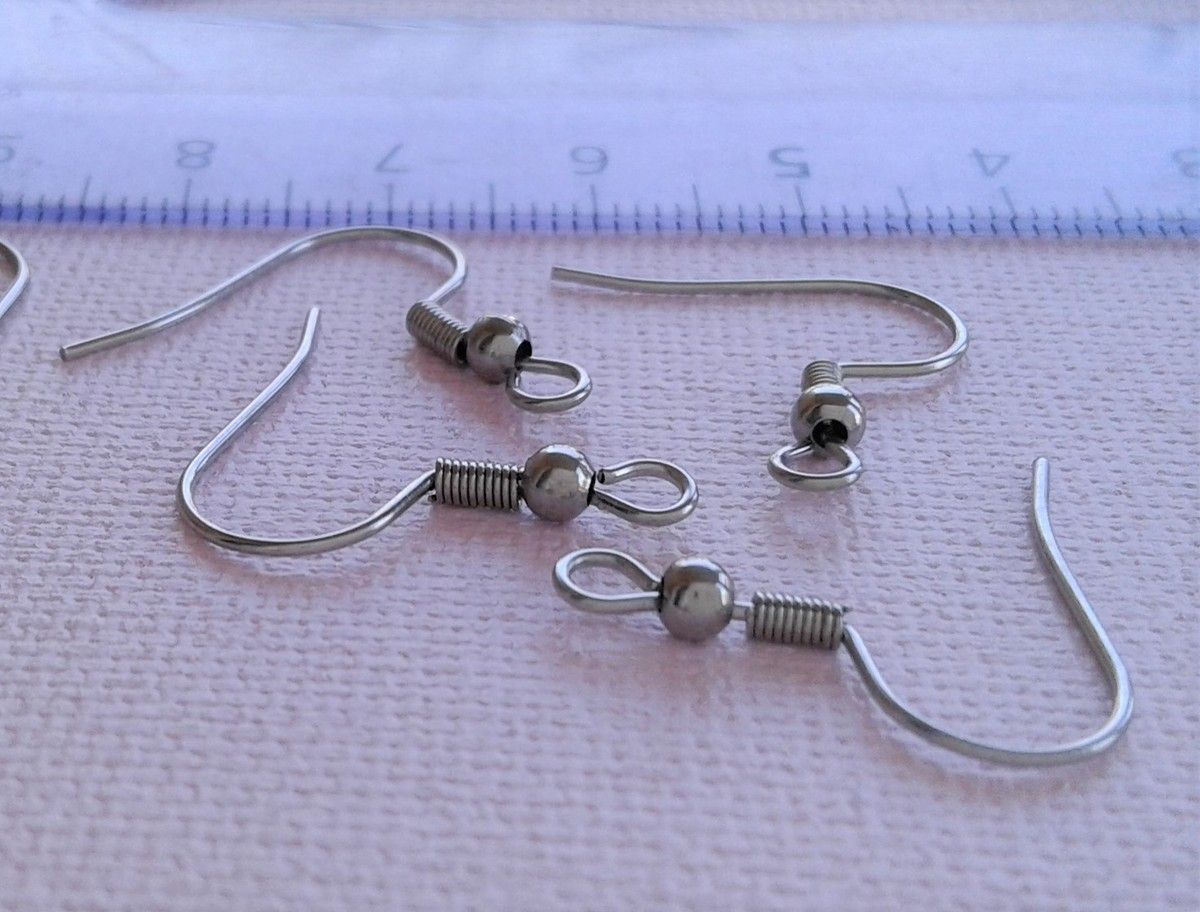 crochet boucle oreille,22x23mm,acier inoxydable,fourniture bricolage mercerie,punk gothique boheme,kawaii fashion mode,pour ateliers du fait mains,victorien edouardien