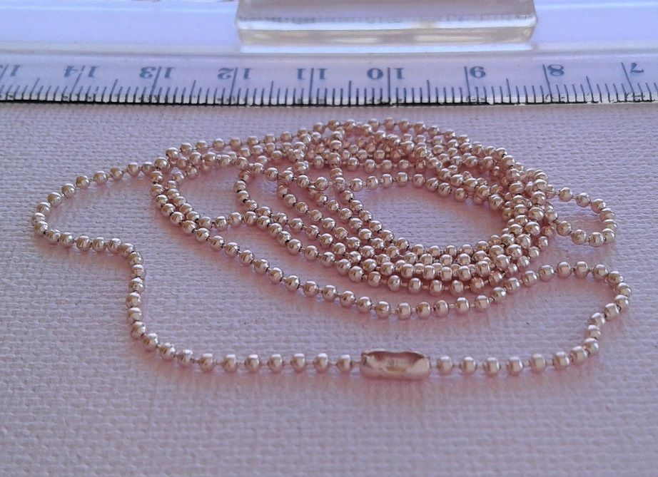 chaine boule 65 cm,dia petit,fermoir boule,laiton or rose,collier pendentif,fourniture bijou mercerie,accessoire décoration,scrapbooking,gothique vintage retro,baroque