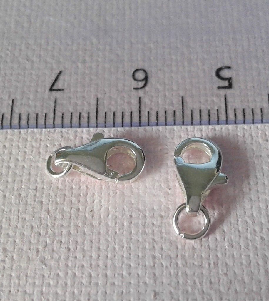 fermoir mousqueton 8x5mm,argent poinçon 925 sterling,avec anneau de 4mm,fourniture bricolage mercerie,diy bijou accessoire décoration,fashion punk kawaii,gothique boheme victorien,edouardien,fete ceremonie fait mains