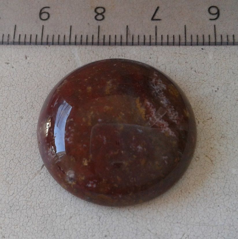 25mm,jaspe rouge marron,pierre semi precieuse,cabochon rond fond plat,diy bijou mercerie,accessoire scrap,gothique boho bobo,lithotherapie