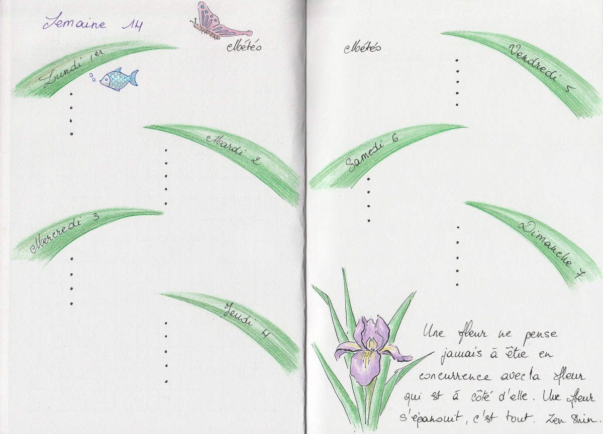 Page De Garde Avril Bujo d'avril - Le petit monde de Domi