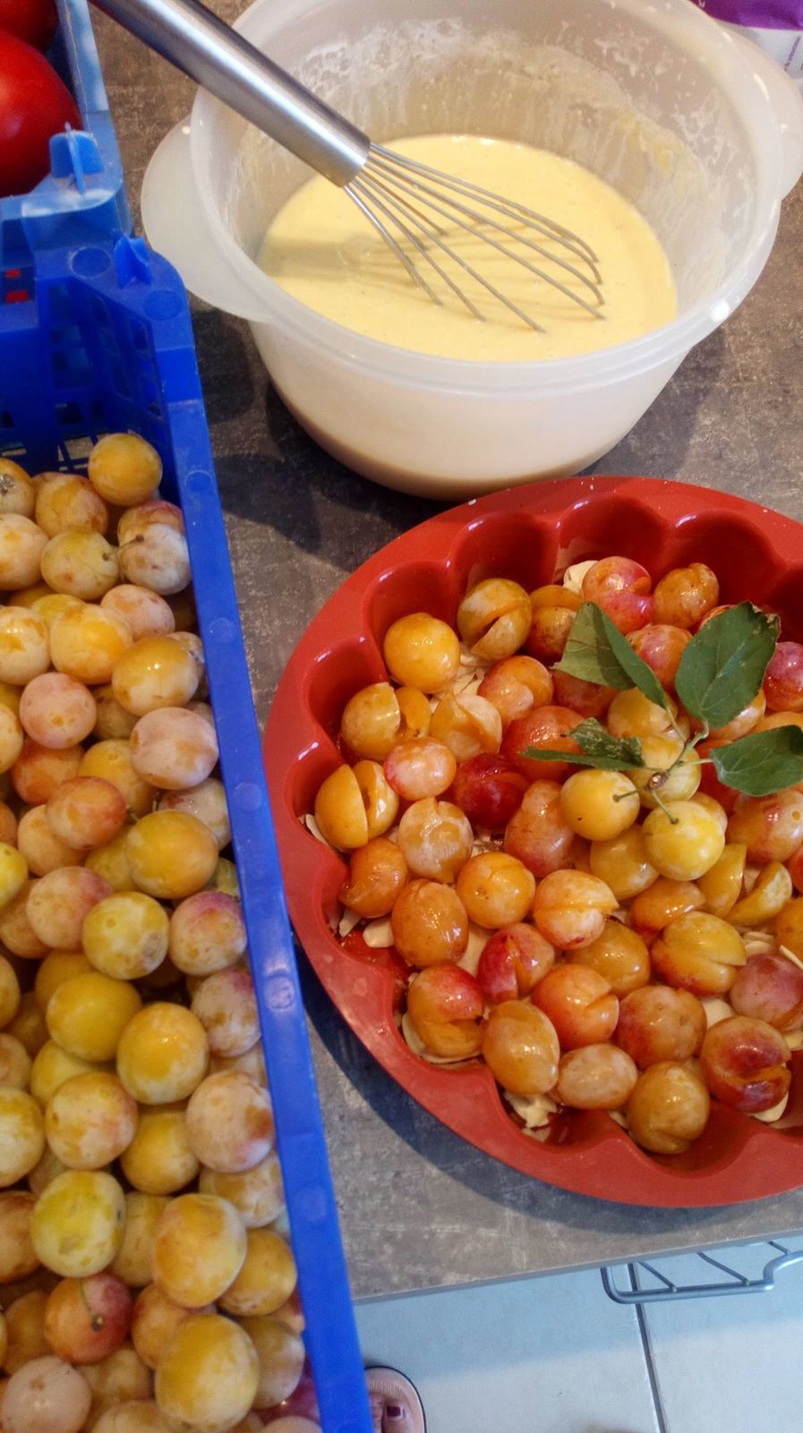 terriblement hummm ce flan , bien frais et hyper agréable pour des fins de repas léger . La mirabelle est de saison, un fruit qui se sufit à