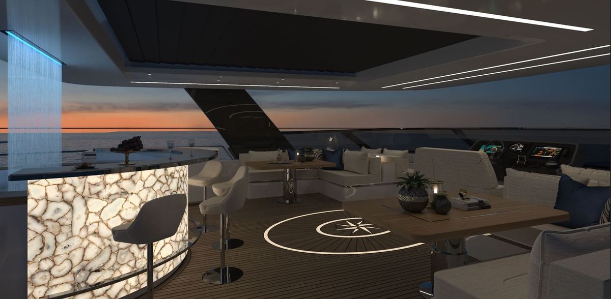 Scoop - first Shots of the Interior of the 80 Sunreef Power!