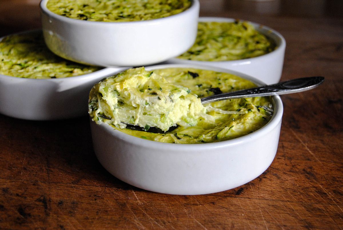 Flan de courgettes basilic Madame Patisse