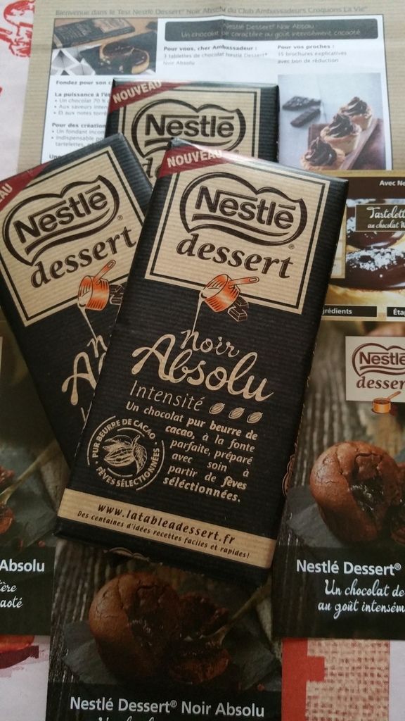 Chocolat Noir Absolu Nestlé Dessert Mes