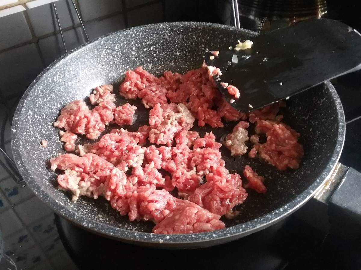 Gratin d'aubergine au quinoa +riz au boeuf Cuisine sans lait et sans