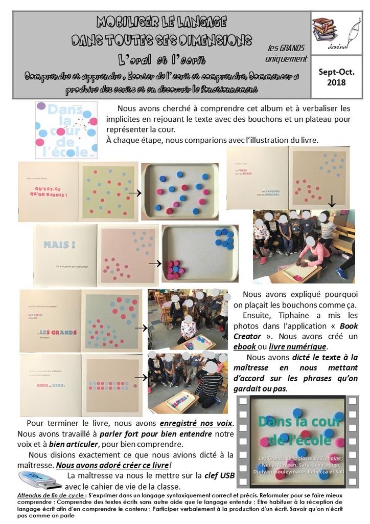 Realiser Un Livre Numerique Pour Travailler La Comprehension Gs