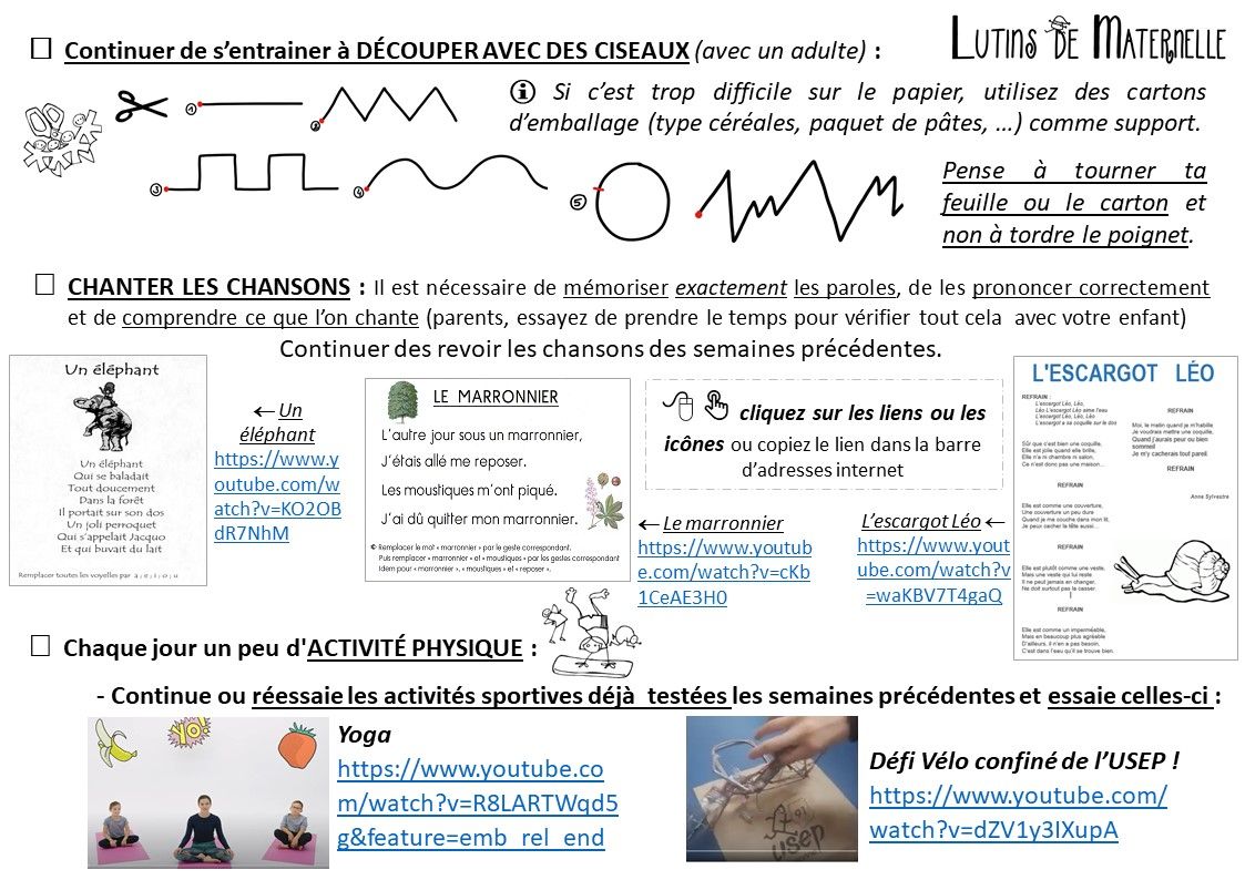 La continuité pédagogique 6 - Lutins de maternelle