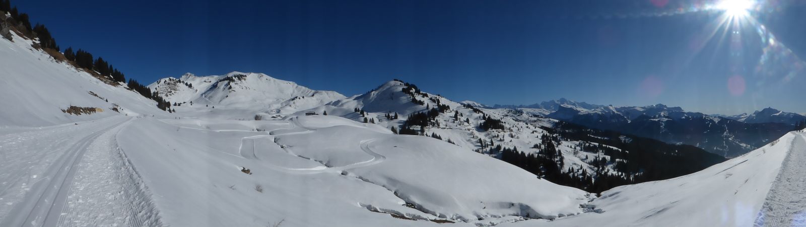 Domaine Nordique, col de Joux Plane