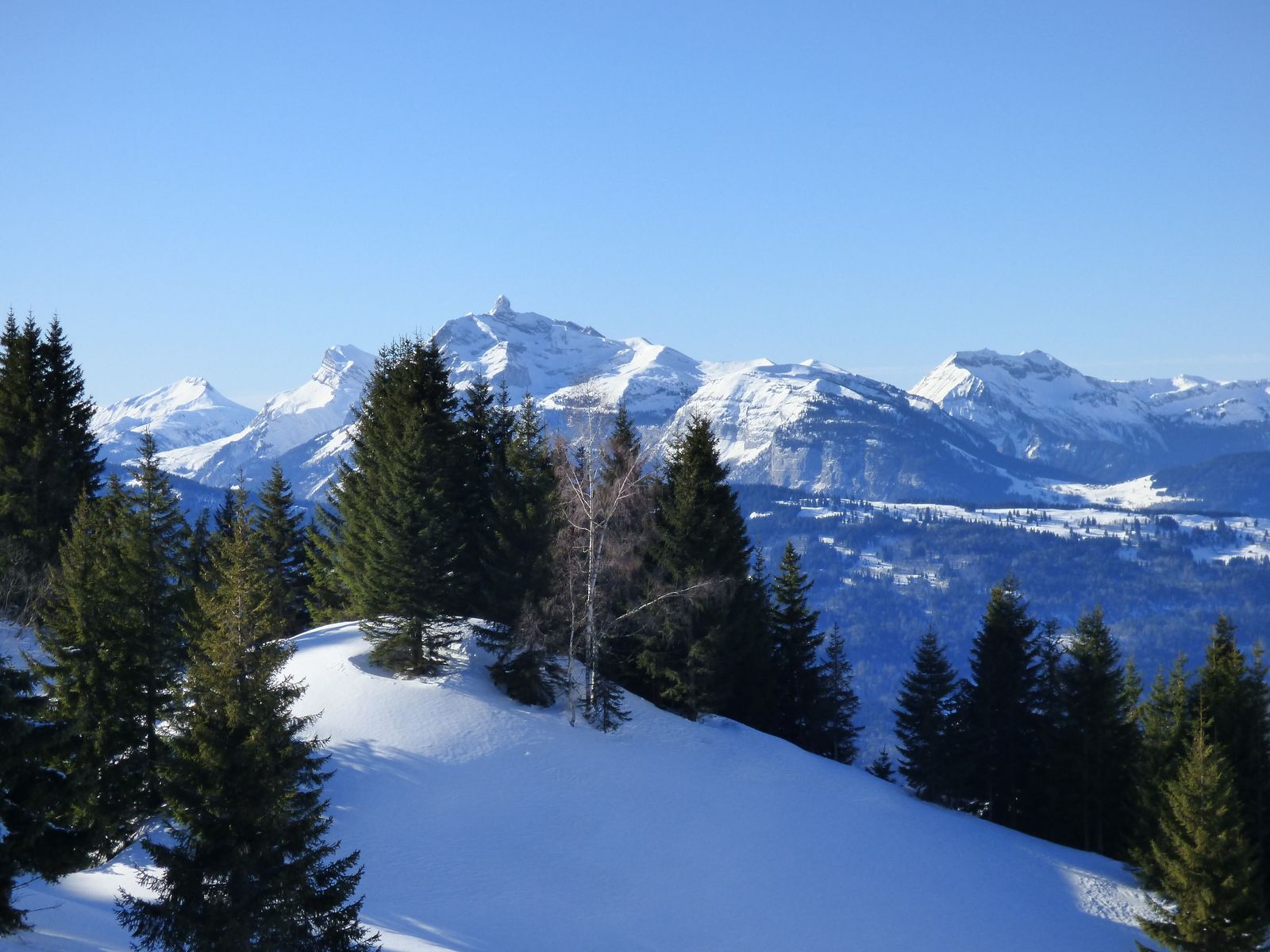 Chaîne des Aravis, la pointe Percée